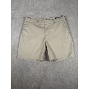 Polo by Ralph Lauren Tan Flat Front Men Shorts